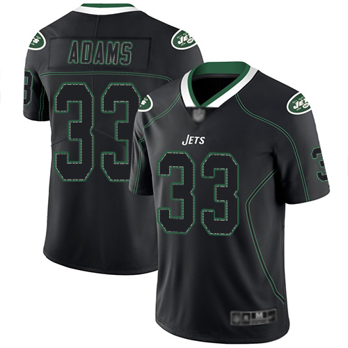 New York Jets Limited Lights Out Black Men Jamal Adams Jersey NFL Football #33 Rush->women nfl jersey->Women Jersey